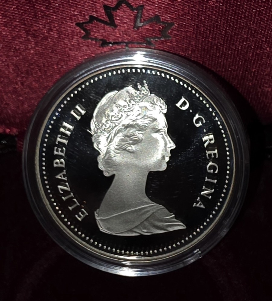 1984 Canada Toronto Proof Silver Dollar With Box & OGP NICE COIN 🪙