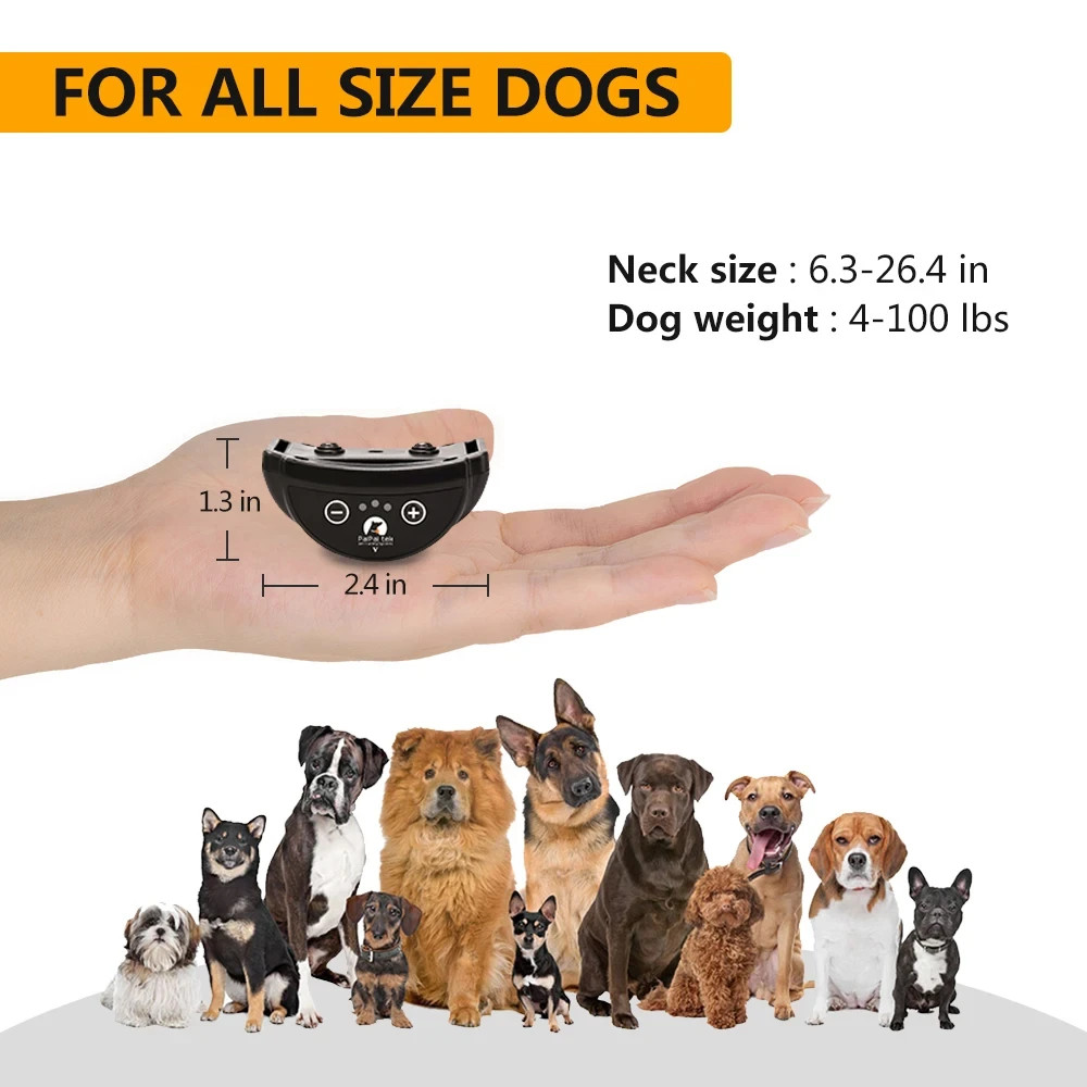 Rechargeable Vibration Anti-Bark Dog Training Electric Collar