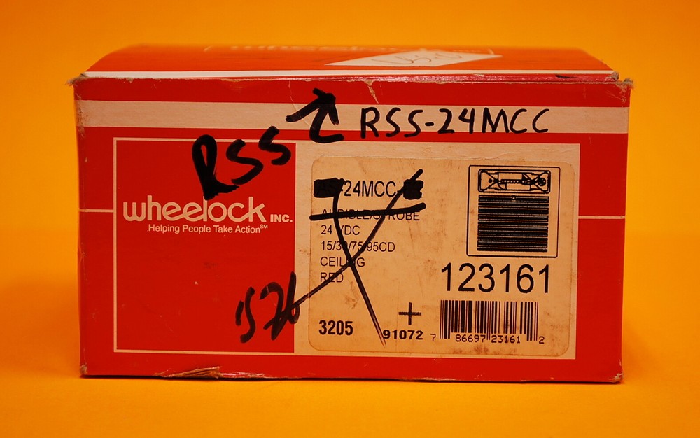 Wheelock RSS-24MCC Alarm in Red