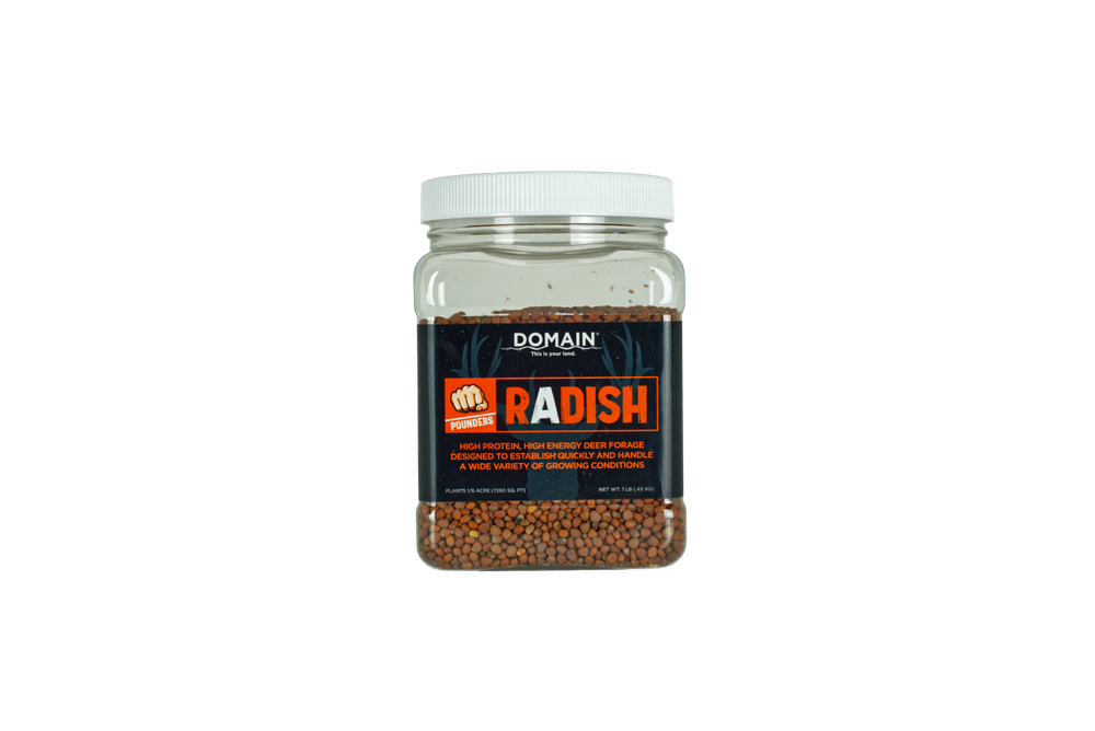 Domain Radish Food Plot Seed, 1/6 acre