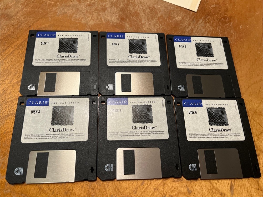 clarisworks for mac 1994 Floppy Discs