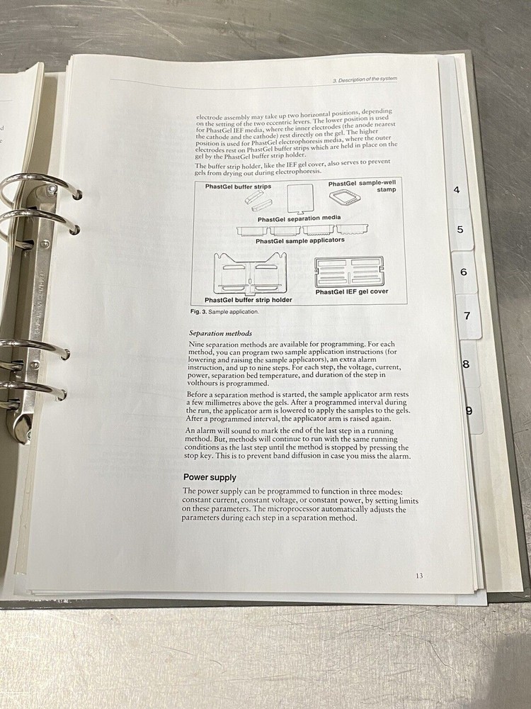 Pharmacia Phast System - Users Guide / Instruction / Manual