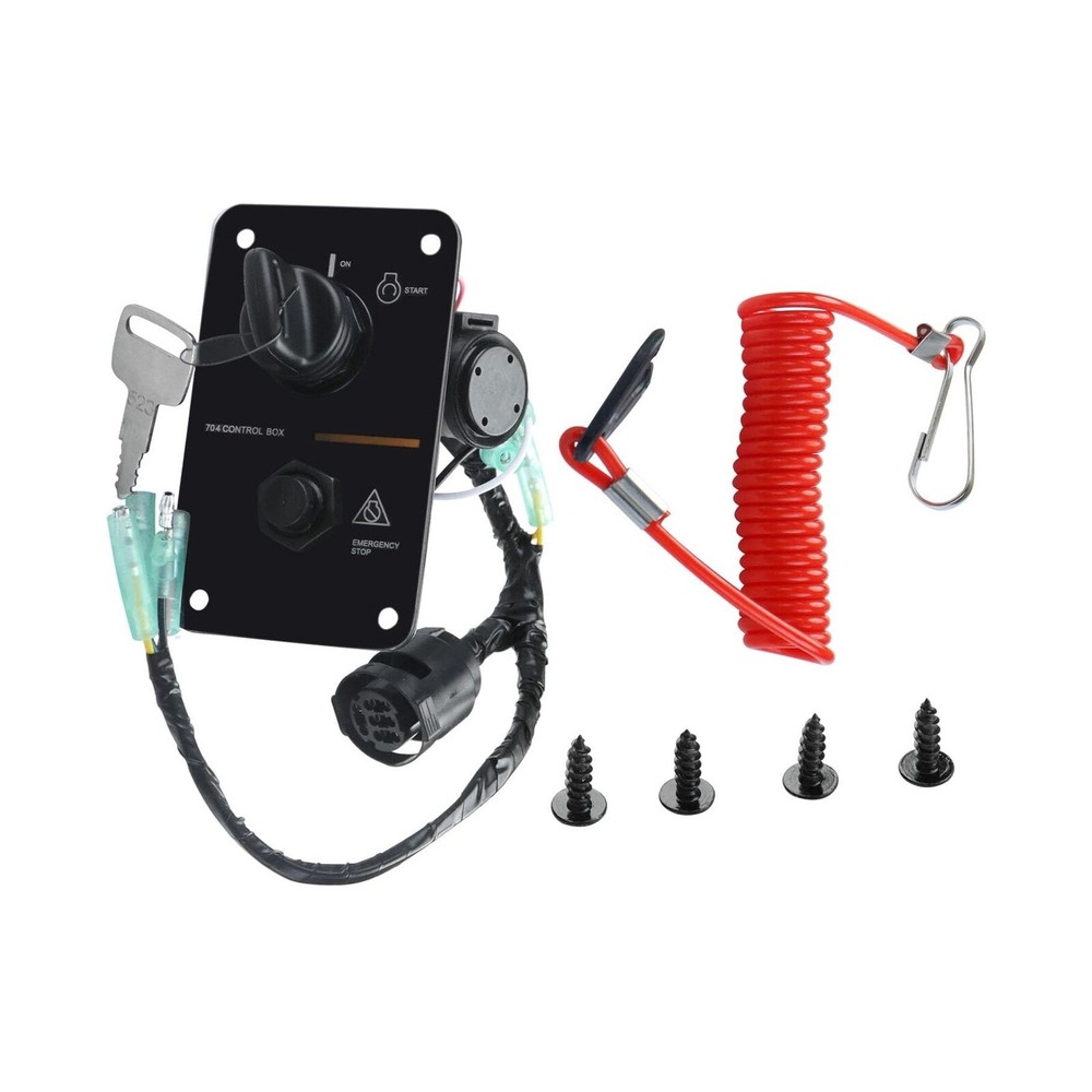 Main Switch Panel Single Engine Key Switch Panel Assembly On-Off-Start Contro...