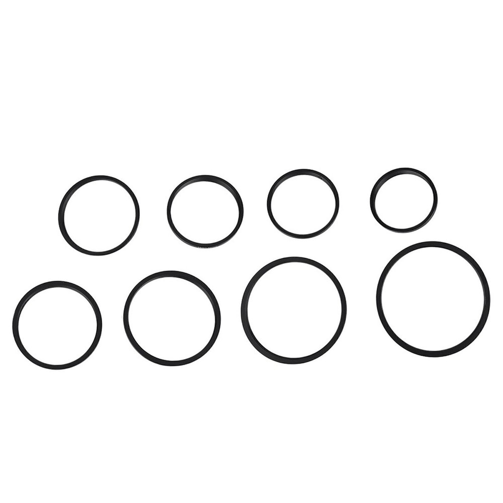 8 PCS Metal Step Up Rings Universal Lens Filter Adapter Set