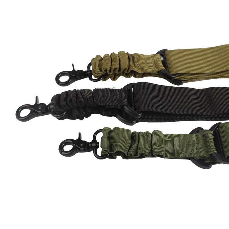 Tactical 1 Single Point Adjustable Bungee Hook for Rifle Sling Strap System