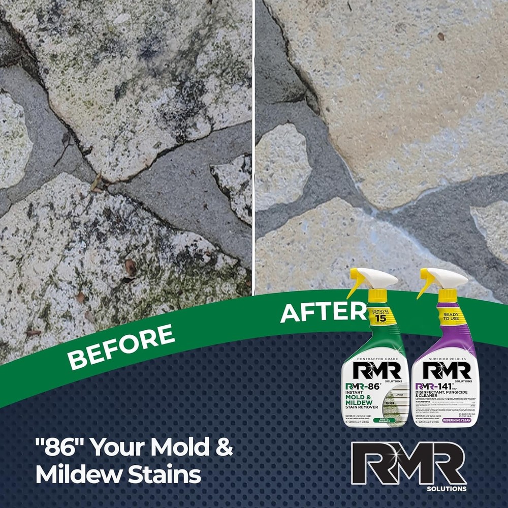 RMR Brands DIY Mold & Stain Remover Bundle, Complete Mold Killer & Mildew Preven