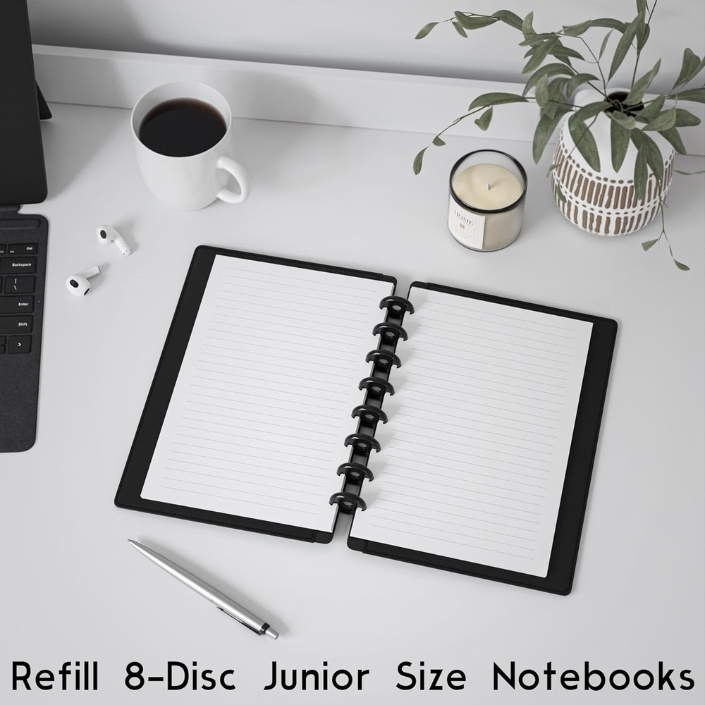 Discbound Half-Letter Size Lined Paper Refill, 250 Sheets 250 Sheets, White