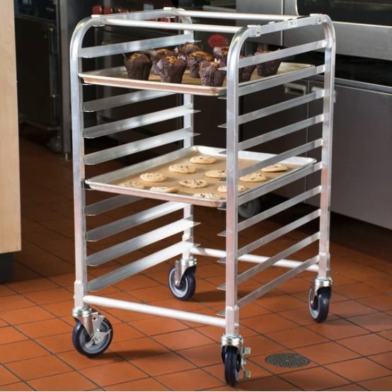 10 Pan End Load Half Height Bun Sheet Pan Rack Baking Bakery Commercial Cupcakes