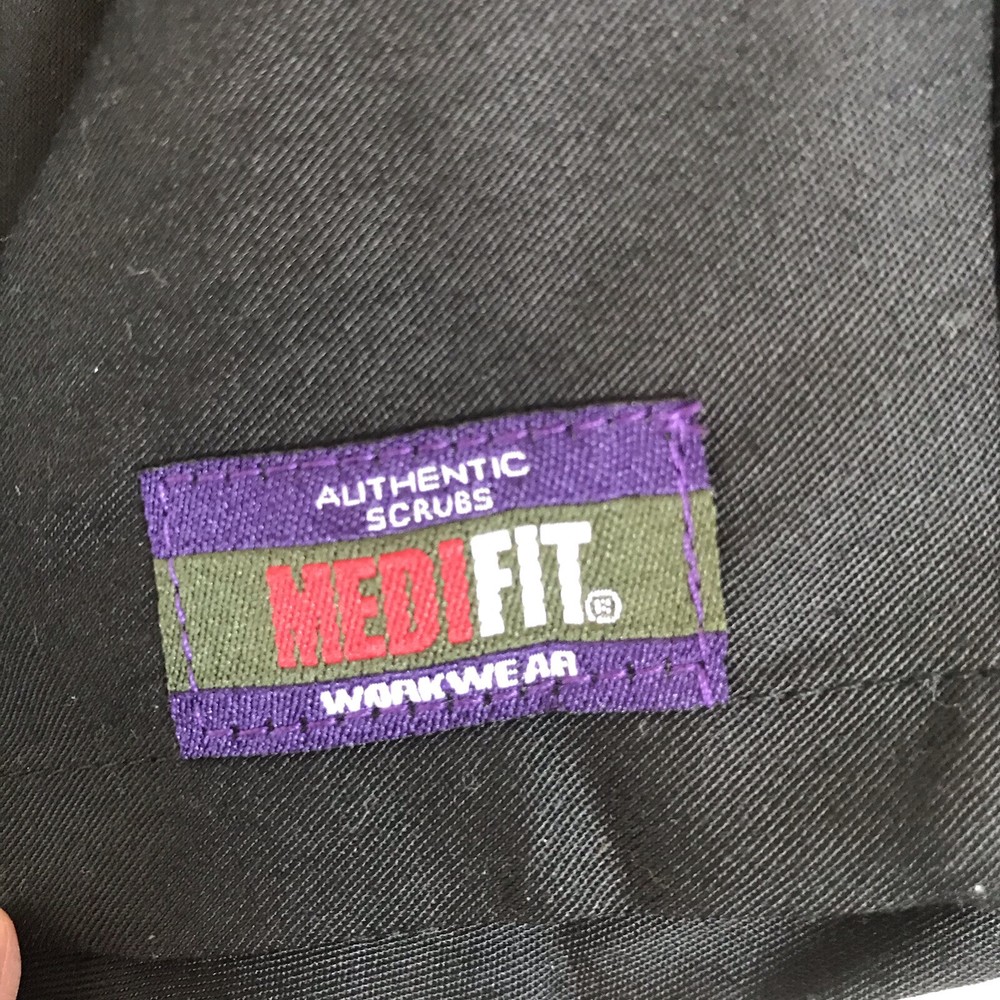 Medifit Workwear NWT Black Scrub Top Size Small