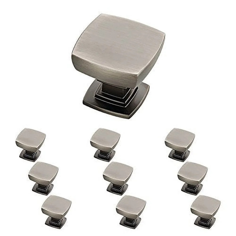 (10-pack) 1-1/8" Webber Knob Heirloom Silver