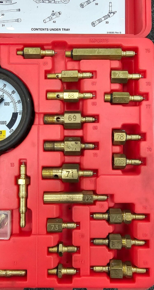 Matco Tools MFI6550 Master Fuel Injection Kit - READ DESCRIPTION