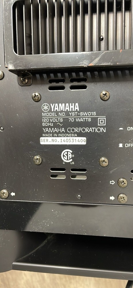 Yamaha Subwoofer