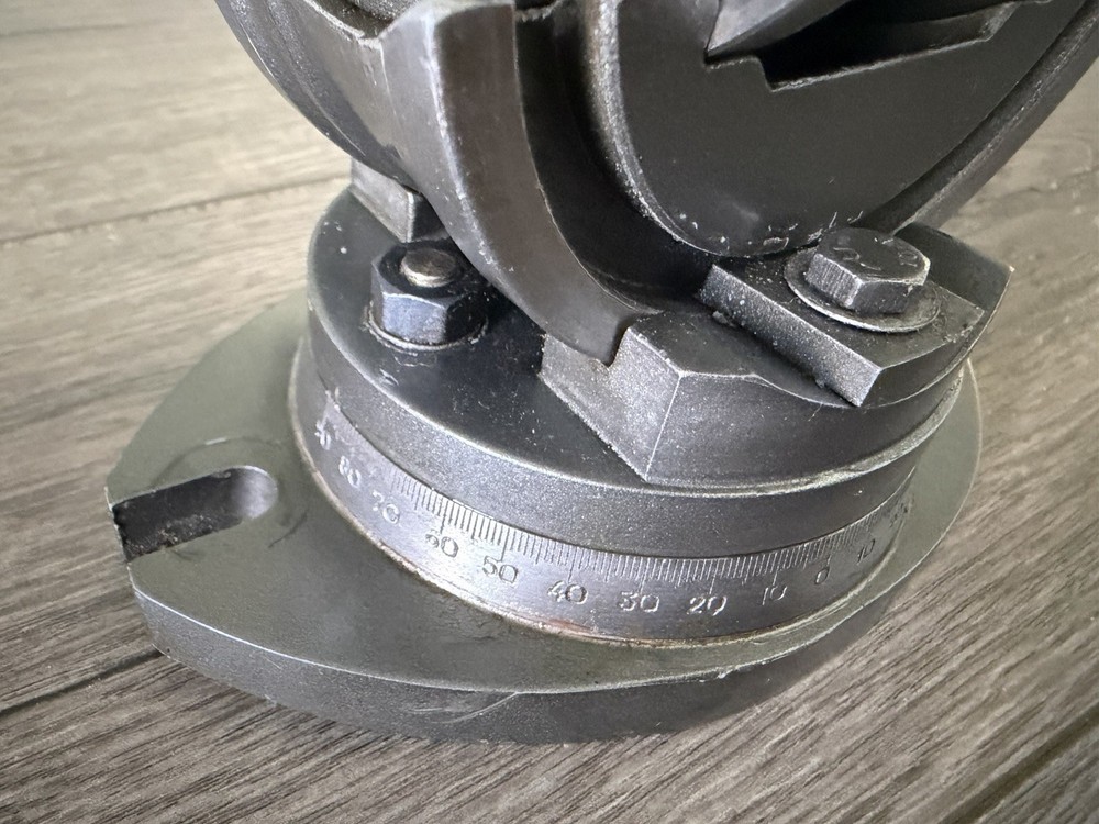 Precision Milling Machine 2" Vise 3 Way Swivel Angle Table Vise (Missing Handle)