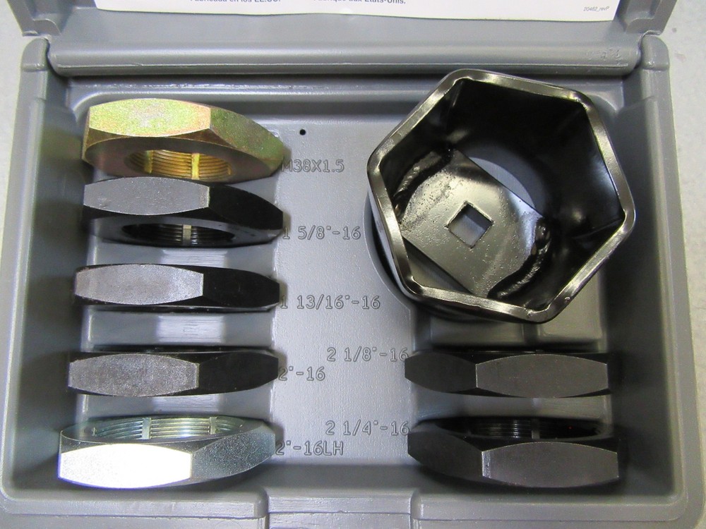 Lang Tools 2577 8 piece Floating Axle Housing Spindle Thread Restore Rethread