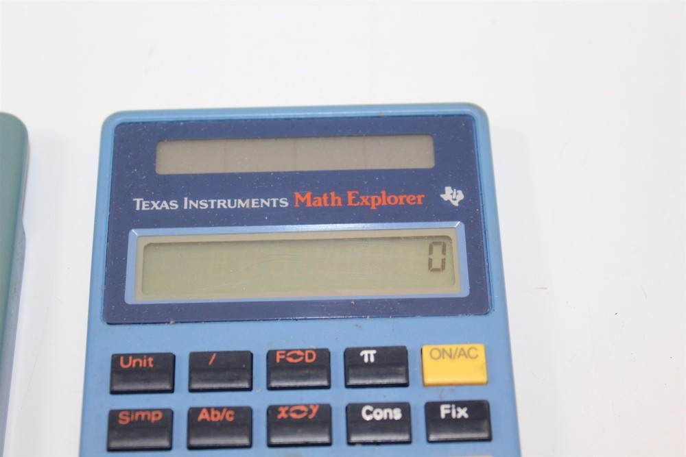 Texas Instruments Math Explorer Calculator Working Vintage