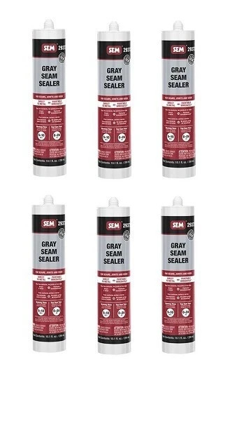 SEM 29372 1K Seam Sealer - Gray (SEM29372) 6 Tube Pack