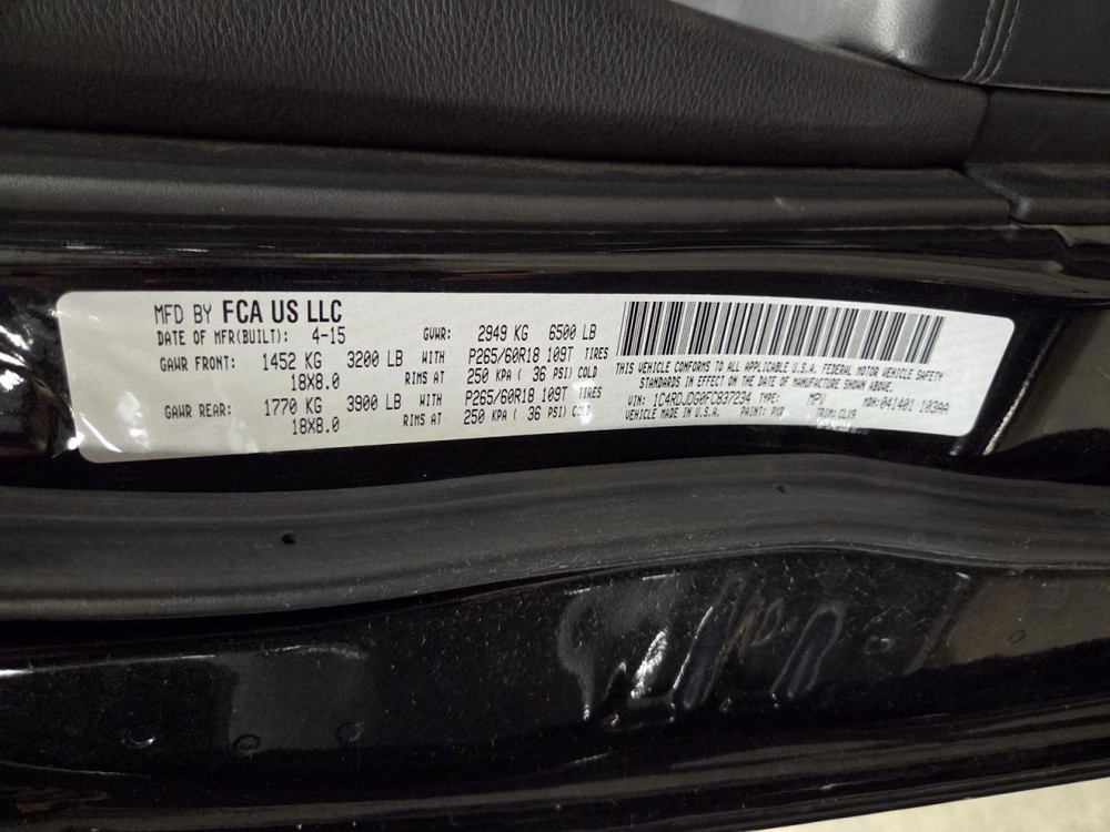 Camera/Projector Camera Front Windshield Mounted Fits 14-15 DURANGO 1559792