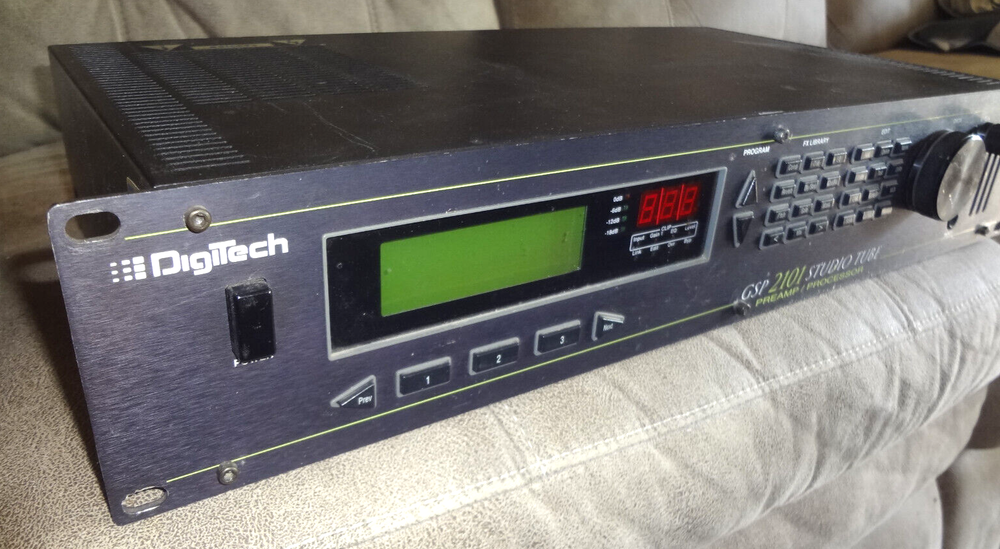 Digitech GSP-2101 Studio Tube Preamp/Multi Effects Guitar Processor w/PPC-210