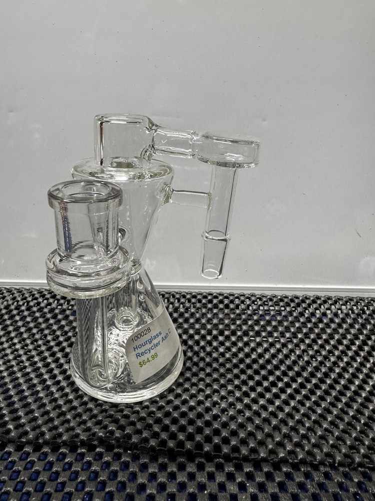 Hourglass tornado Recycler Ash Catcher 14mm