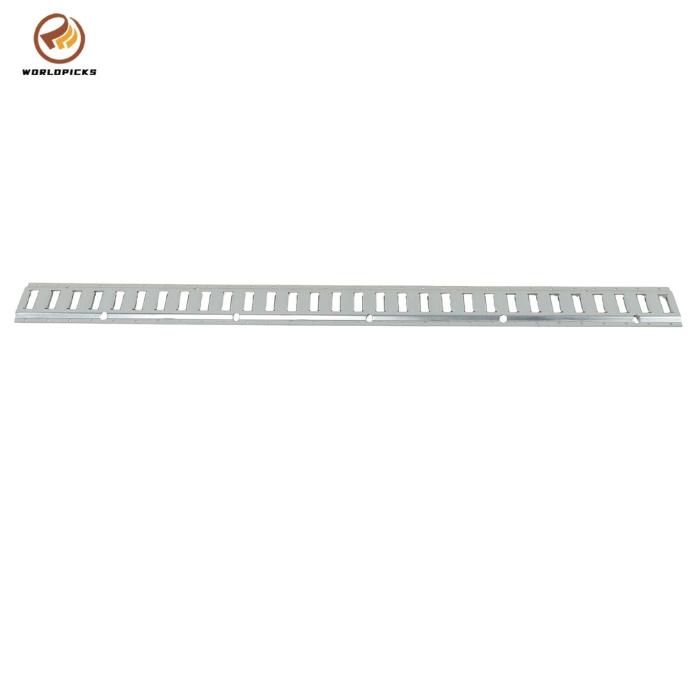 16 Piece 5' Galvanized E Track Rail Set Silver Finish Fit For Trailers And Vans