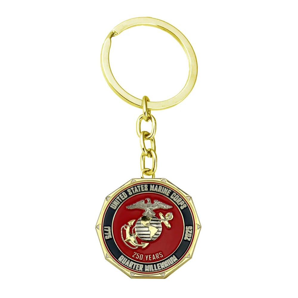 Marine Corps 250th Keychain