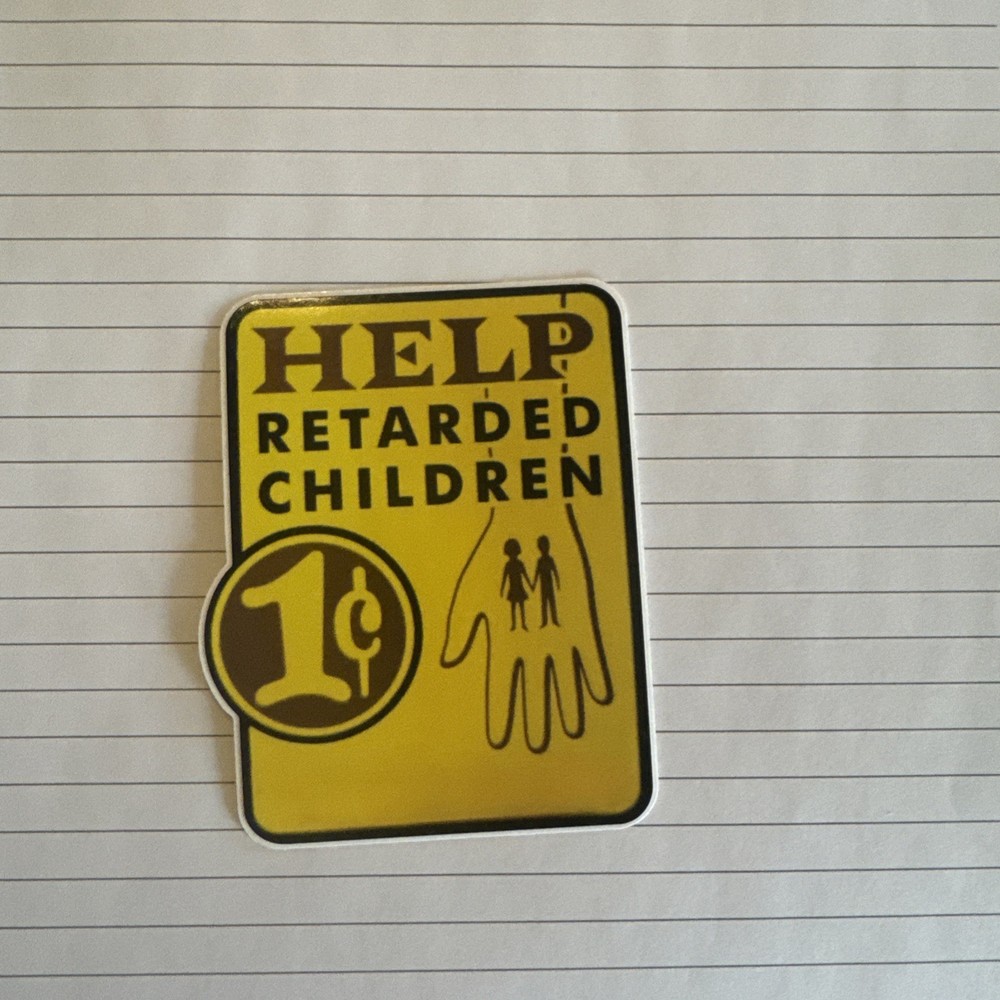 Gumball Machine Replacement Vinyl Decal / Sticker. 1 Cent