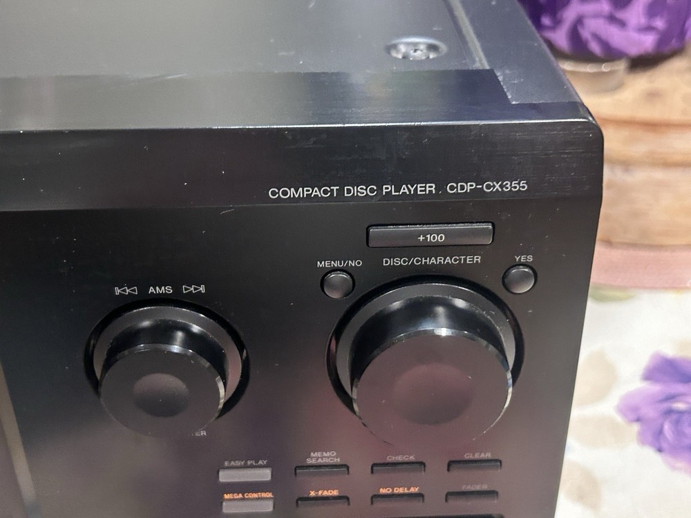 Vintage Sony 300 CD Mega Storage Changer Compact Disc Player Jukebox VIDEO