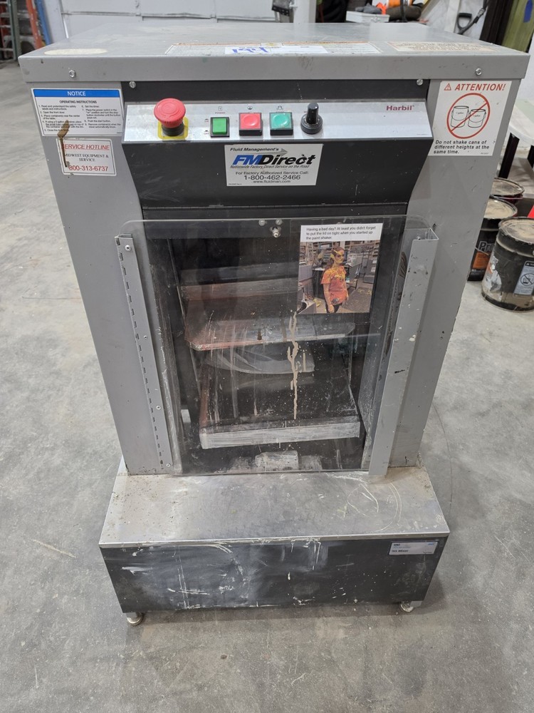 Fluid Management Harbil 5G Paint shaker Runs But Needs New Shocks