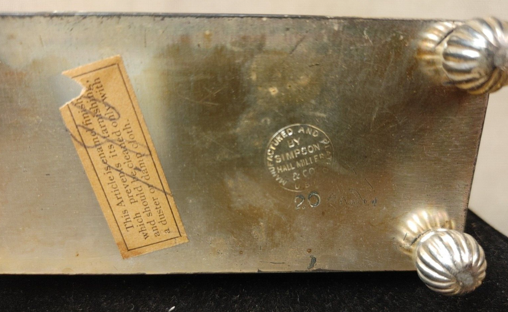 ANTIQUE SIMPSON HALL & MILLER LETTER HOLDER