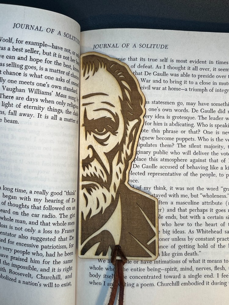 Charles Bukowski Wooden Bookmark (customizable quotes)