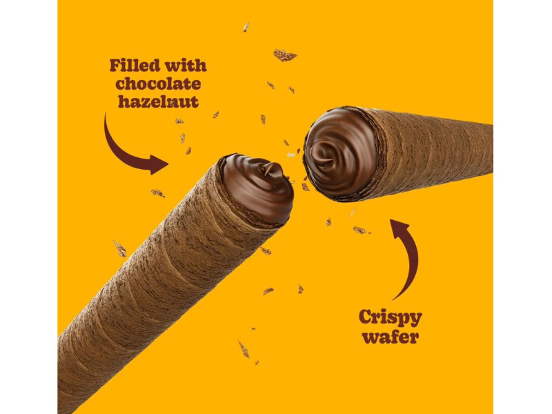Bauducco Wafer Roll Chocolate Hazelnut 14 oz