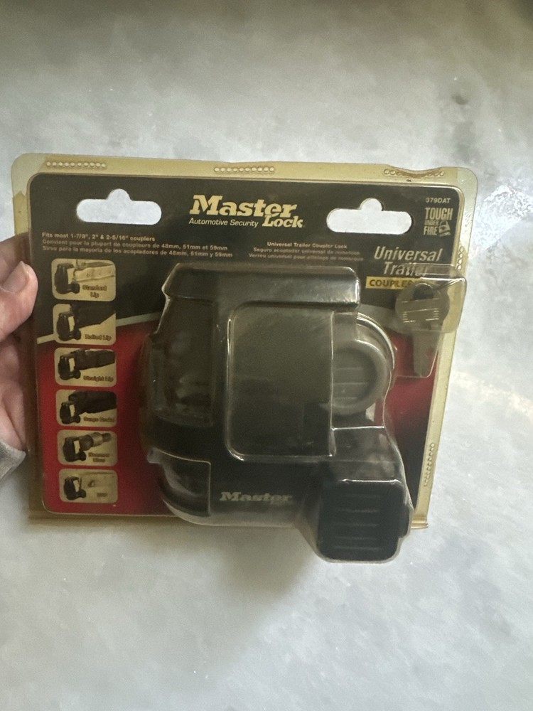 Master Lock Universal Trailer Hitch Lock