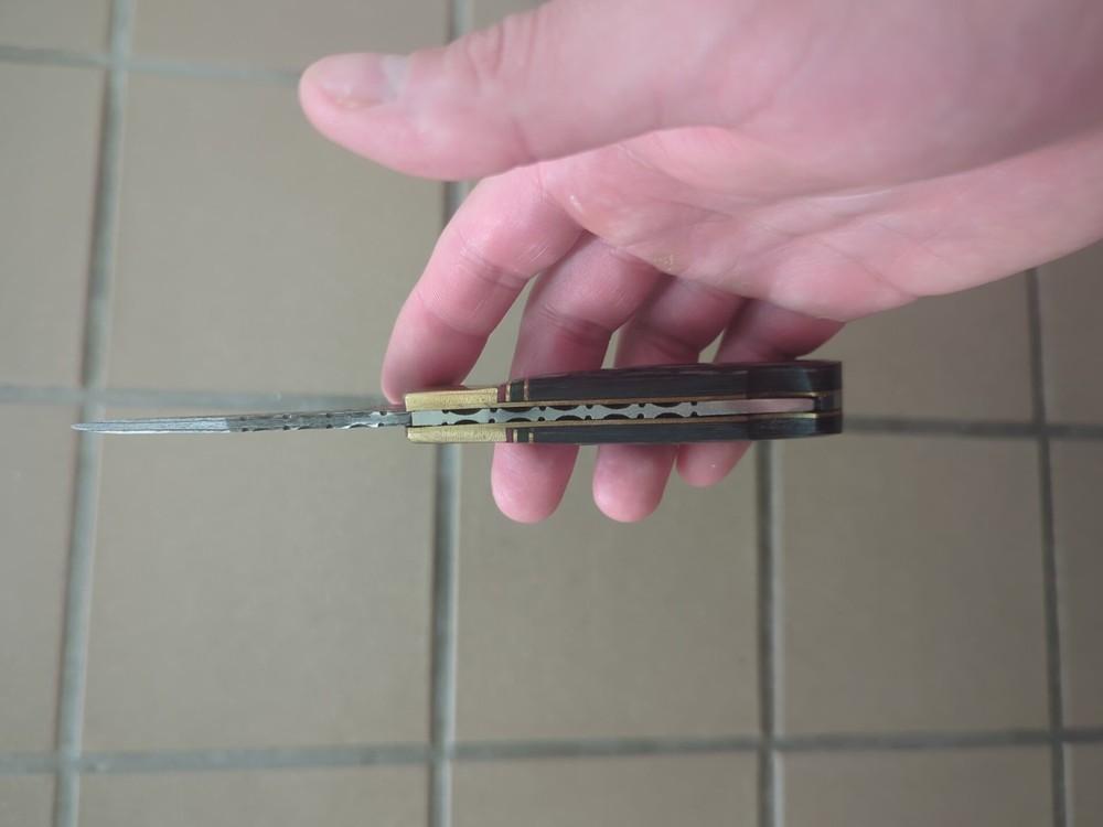 Damascus Pocket Knife