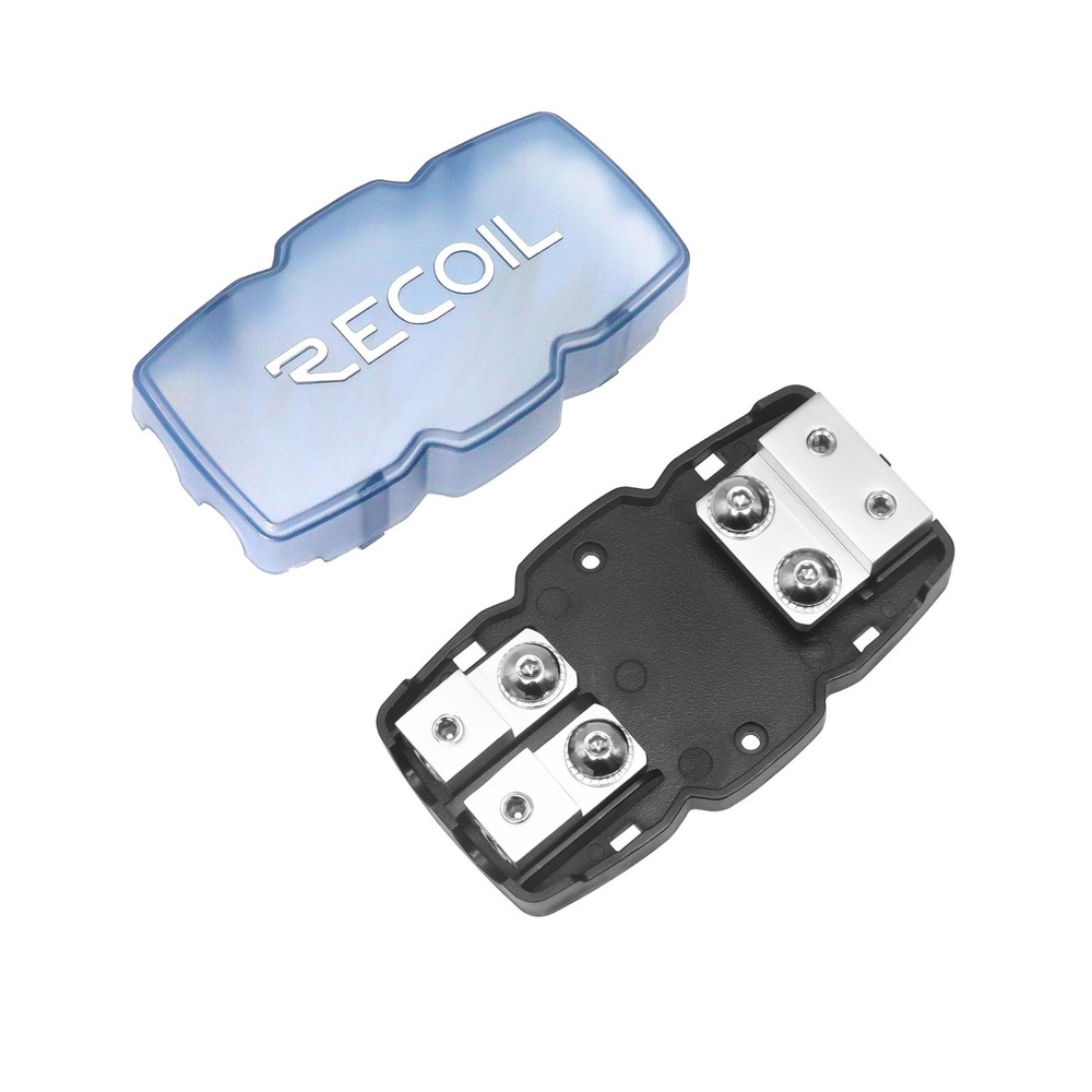 Recoil AFH22 2-Way ANL Fused Distribution Block, Solid Brass