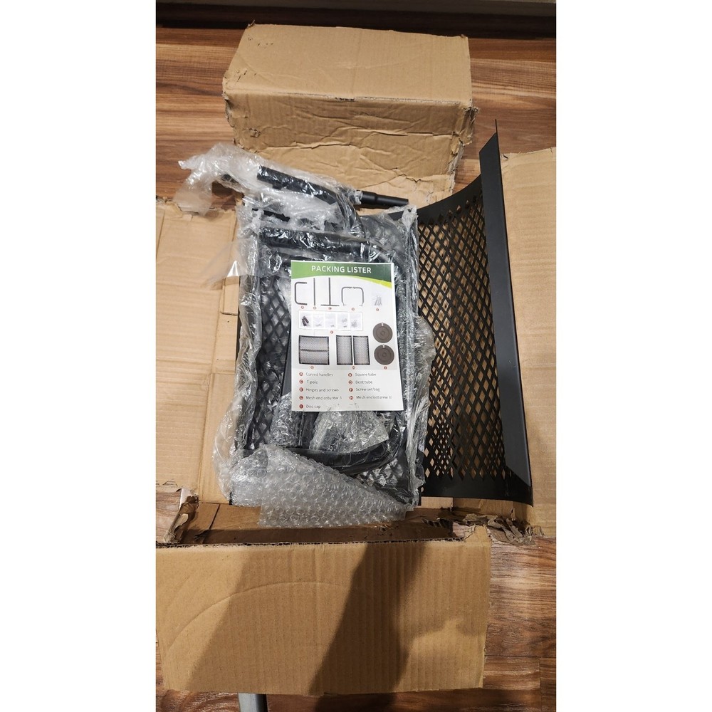 Compost Spreader Peat Moss Topsoil Mulch Sand Lawn Roller w/ Adjustable Handle