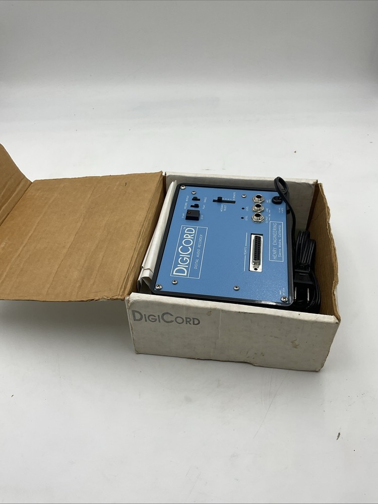 Henry Engineering DigiCord Digital Audio Recorder!!! S1