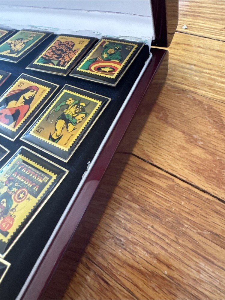 Marvel Comics Limited Edition Stamp Pin Collection 1/200