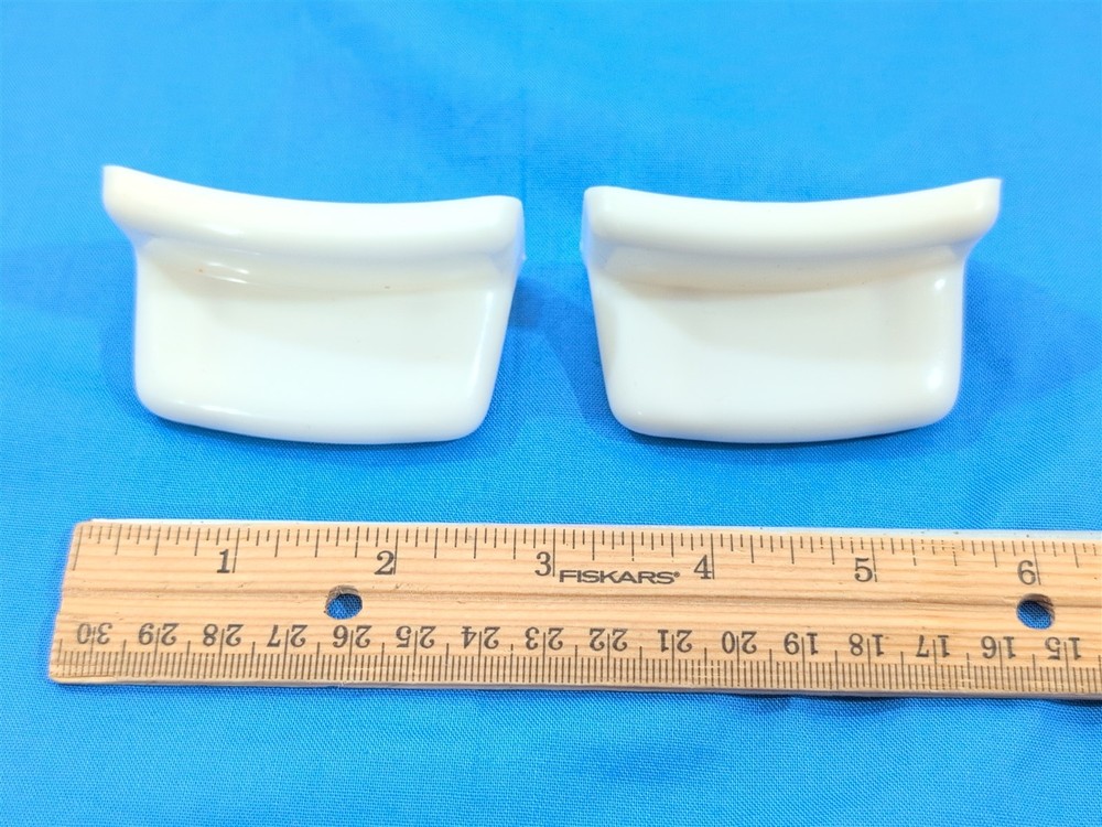 ORIGINAL MODEL 3060 - WHITE Rival Crock Pot Slow Cooker Handle Part WITH SCREWS