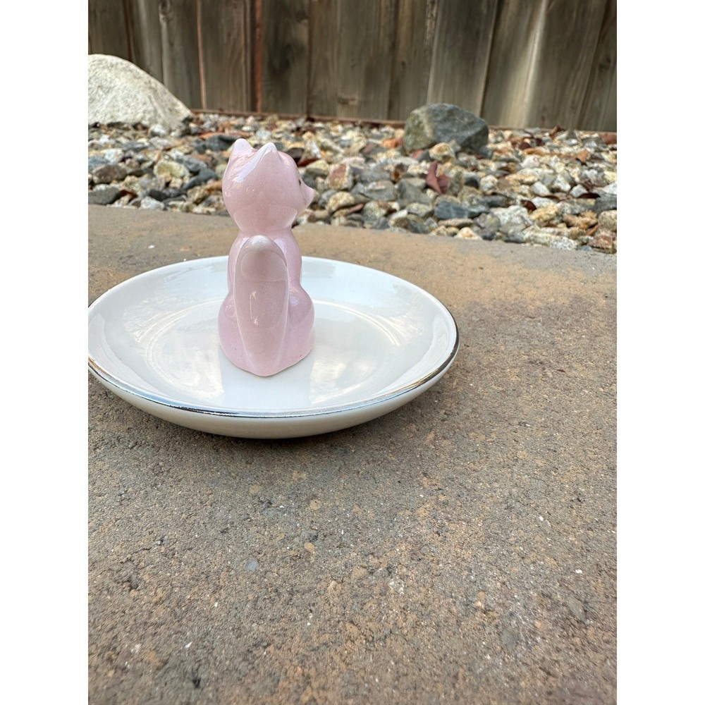 Pink Fox Trinket Dish