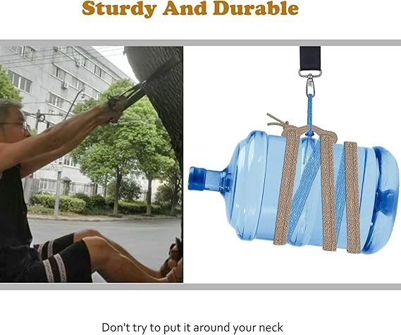 Padded Adjustable 57" Shoulder Strap Replacement for Bags with D-Ring (Black)