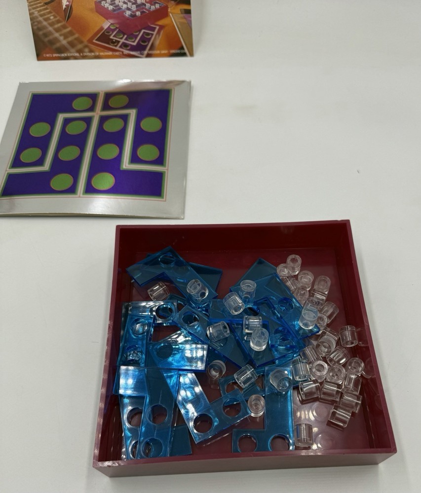 Sid Sackson Fitting & Proper Puzzle-Game 1973 Springbox - Hallmark Cards