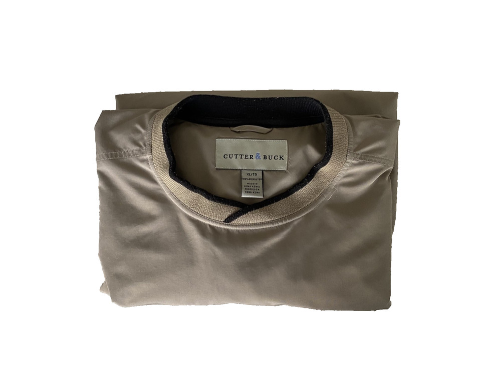CUTTER & BUCK WINDBRAKER/GOLF PULLOVER SIZE: XL, PRE-OWNED & FREE SHIPPING!