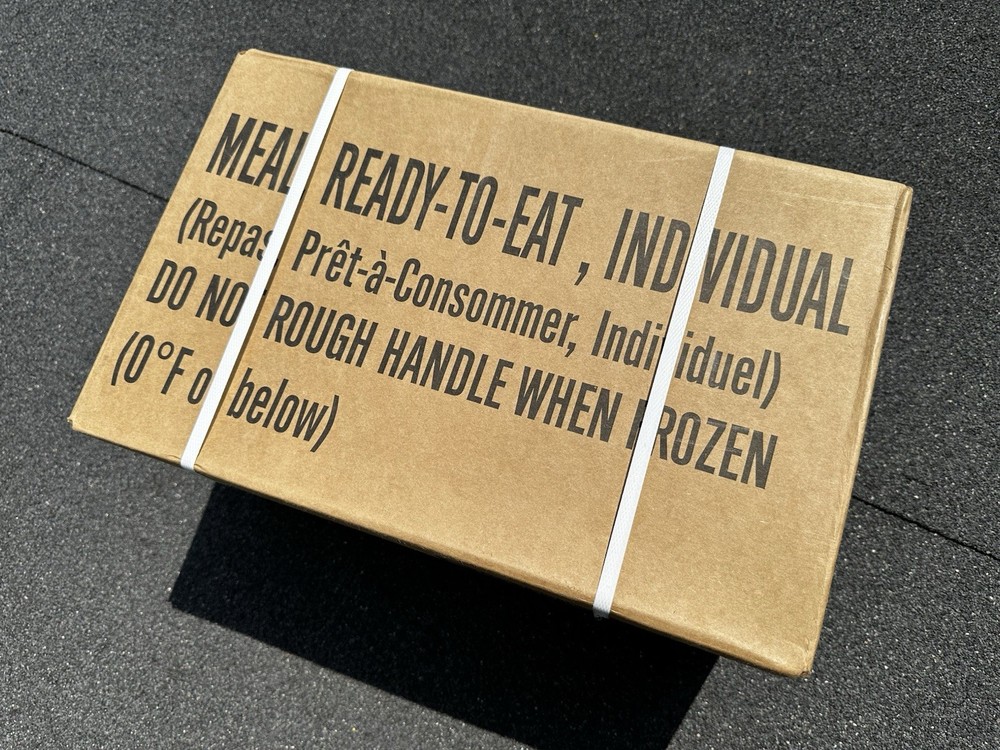 MRE A or B Case - Meal, Ready to Eat - Case of 12 Meals (Insp.2022)