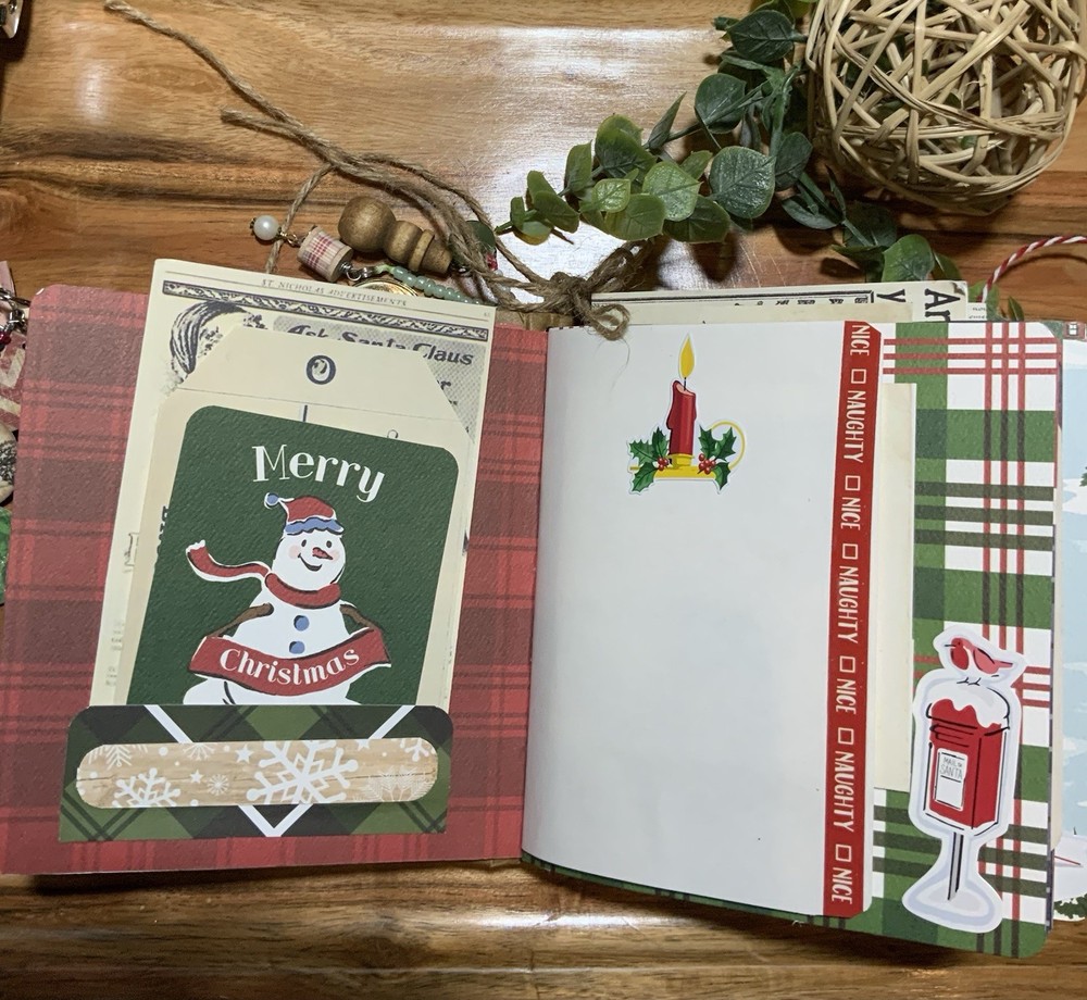 Christmas Handmade Junk Journal
