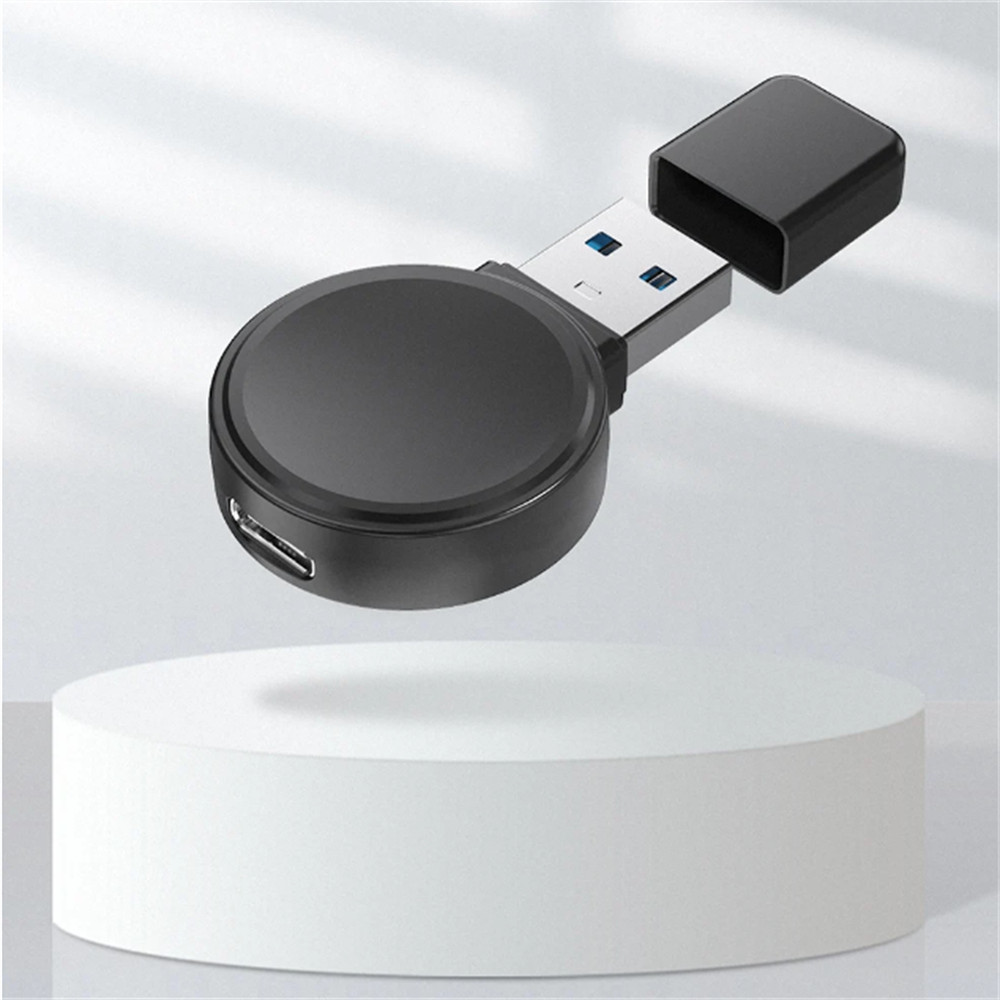 1Pc Mini Portable Wireless USB Type-C Smart Watch Charging Dock For Apple Watch/