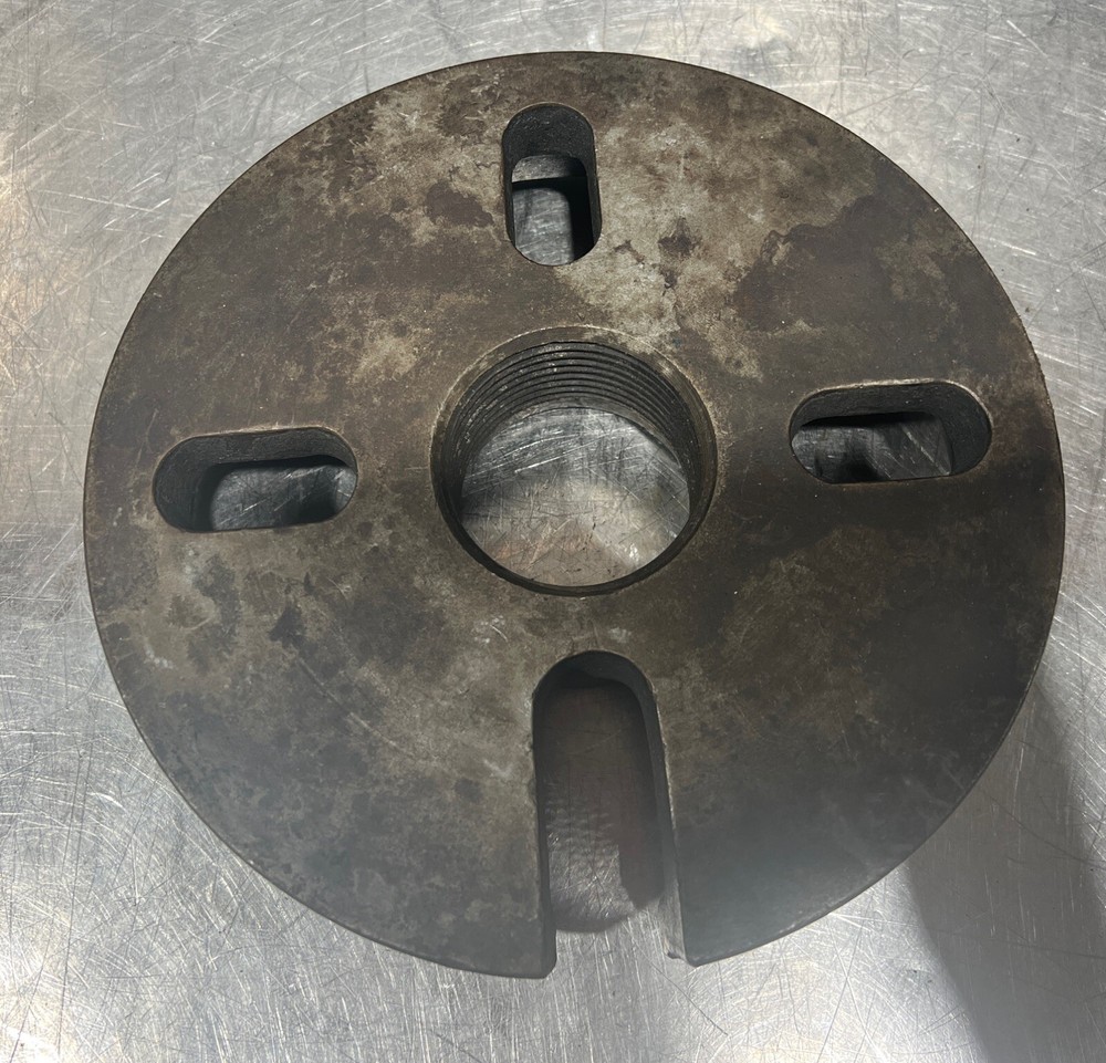 Vintage 9” Spindle Mount Lathe Faceplate. Item ID 1