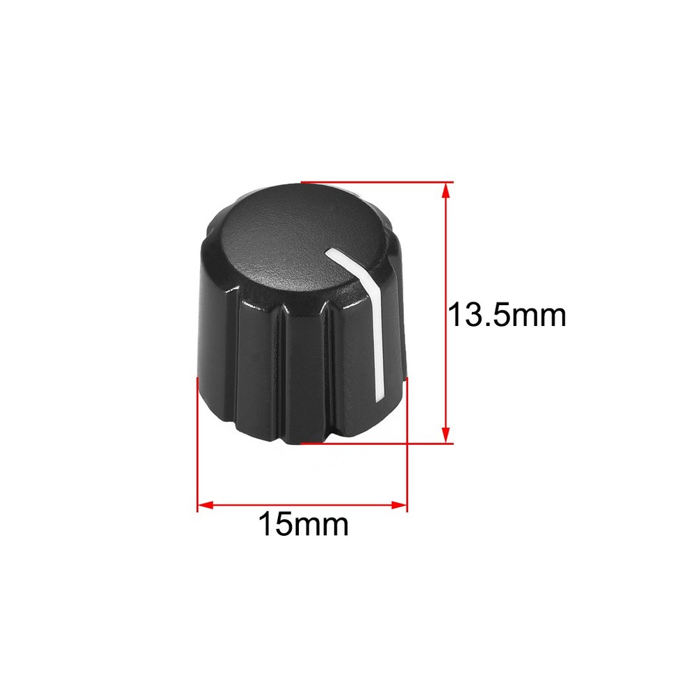 5PCS 4x6mm Potentiometer Control Knobs Black