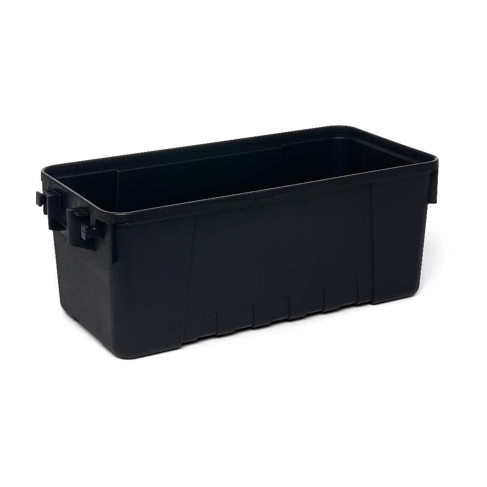 Trunk, Black, 17-Gallon Lockable Storage Box