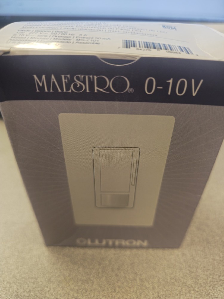 Lutron MS-Z101-WH Maestro 0-10V Dimmer Sensor NEW SAME DAY SHIPS