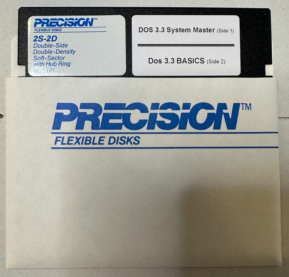 Apple II System Master / BASICS / Works on all Apple II Models